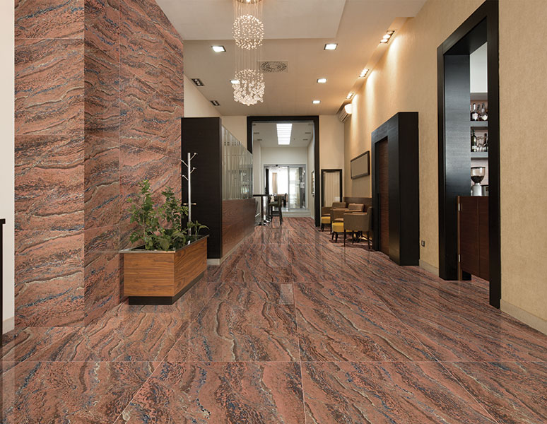 A variety of flooring and tiles